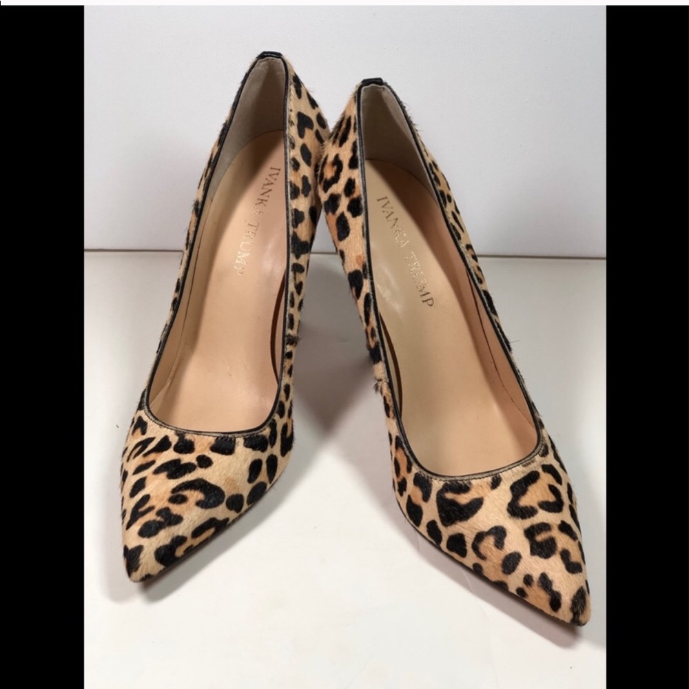 Ivanka Trump size 7.5 Leopard Heels